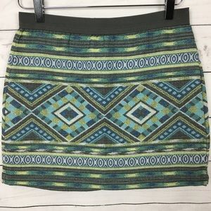 American Eagle Tribal Print Skirt 0